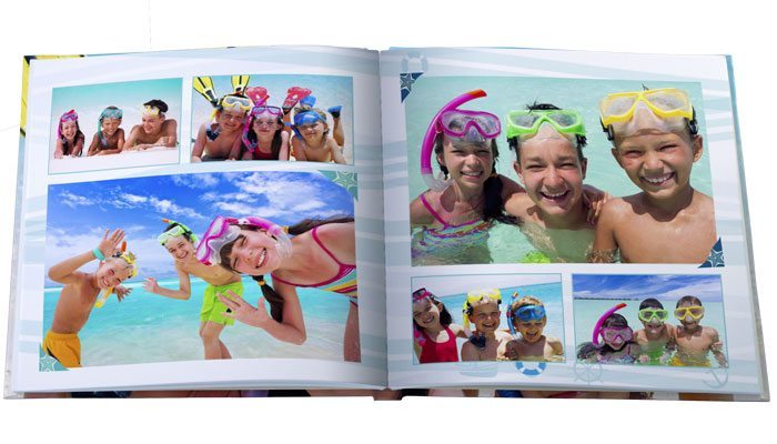 Fotolivro Capa Dura 30x30cm aberto