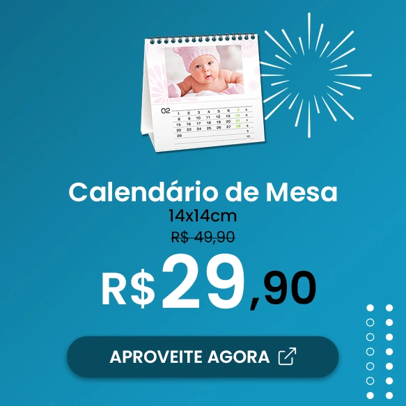 Calendario Mesa 14x14cm